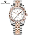 Pagani Design 2025 PD-1752 Men's Luxury Water Resistant Luminescent Stainless Steel Mechanical Watch Alarm-Sapphire Glass.